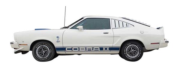 1974-78 Mustang II; Quarter Window Louvers; Fiberglass