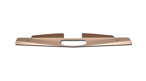1967-68 Ford Mustang; Aluminum Radiator Filler Panel; with Air Conditioning; Clear Anodized Finish