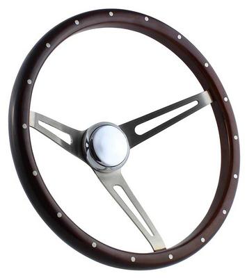 Forever Sharp Chrome Horn Button/Cap Without Logo - For Use With 3 Bolt Wheel