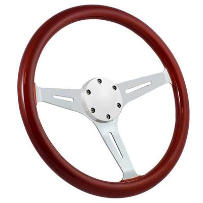 Forever Sharp Black Horn Delete Cover; For 6 Bolt Wheels; Without Logo; Polished
