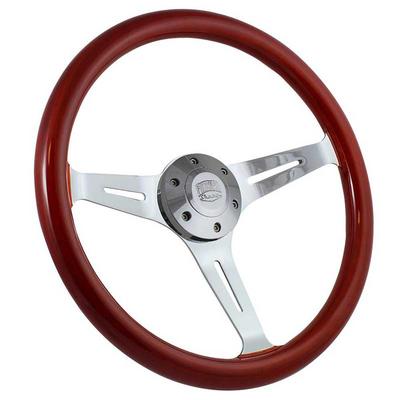 Forever Sharp Horn Button Cap; For 6 Bolt Wheels; With Forever Sharp Logo; Polished