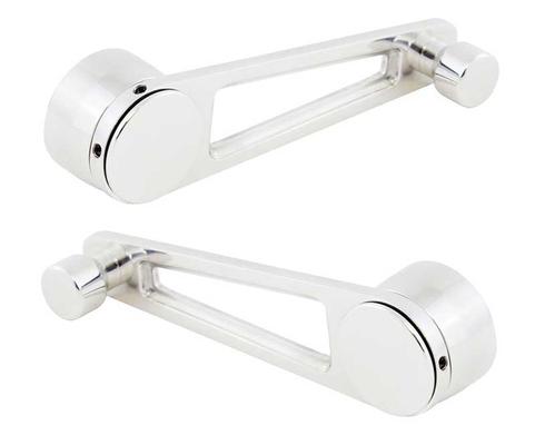 Forever Sharp Aluminum Door Window Crank Handle Set - Polished Finish