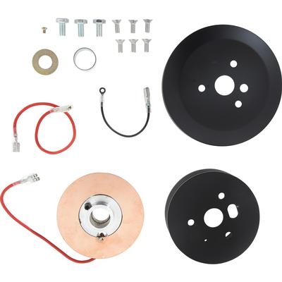 1970-76 Mopar A & B-Body Forever Sharp 5 & 6 Hole Steering Wheel Adapter - Black Finish