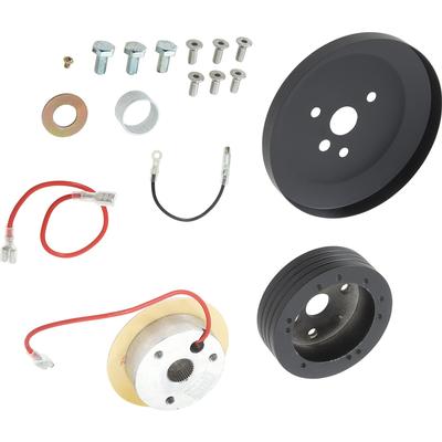 1970-76 Mopar A & B-Body Forever Sharp 5 & 6 Hole Steering Wheel Adapter - Black Finish
