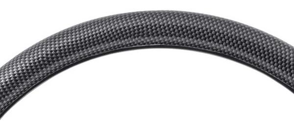 Forever Sharp 14 Polished Billet Muscle 5 Bolt Steering Wheel w/Carbon Fiber Hydrographic Half Wrap