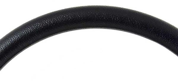 Forever Sharp 14 Black Billet Muscle 5 Bolt Steering Wheel with Black Vinyl Half Wrap