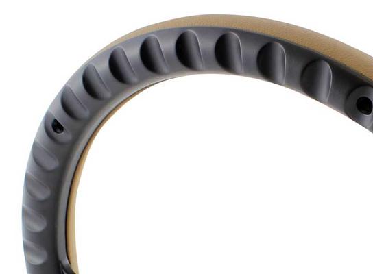 Forever Sharp 14 Black Billet Muscle 5 Bolt Steering Wheel with Red Vinyl Half Wrap