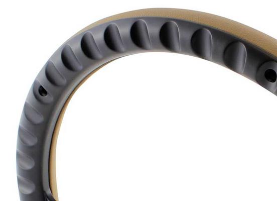 Forever Sharp 14 Black Billet Muscle 5 Bolt Steering Wheel with Black Carbon Fiber Vinyl Half Wrap