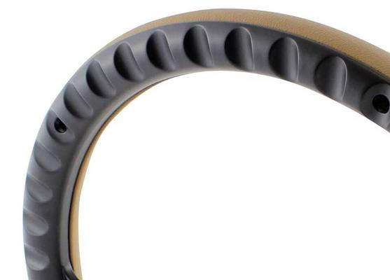 Forever Sharp 14 Black Billet Muscle 5 Bolt Steering Wheel with Carbon Fiber Hydrographic Half Wrap