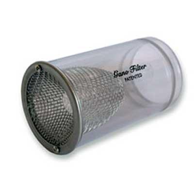 Gano Coolant Filter; Clear Plastic; Fits 1-5/8 I.D. Hose
