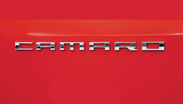 2010-15 Chevrolet Camaro; Front Fender Emblem; Camaro Logo; Chrome