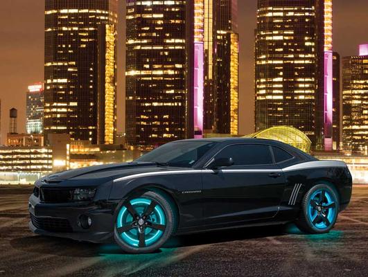 2010-17 Camaro Aqua LED Illuminated Wheel Rings