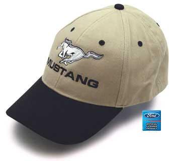 Mustang Hat; Blue & Khaki; Running Pony