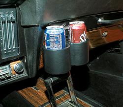 1969 Camaro, 1969-72 Graphite Gray Black Plug-N-Chug Drink Holder