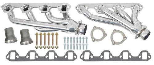1964-73 Mustang 260-302 Hedman 1-1/2 Shorty Headers; HTC Polished Ceramic Coated Stainless