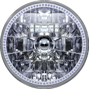 7 Oracle&trade; H4 Sealed Beam Headlamp with Blue SMD Halo