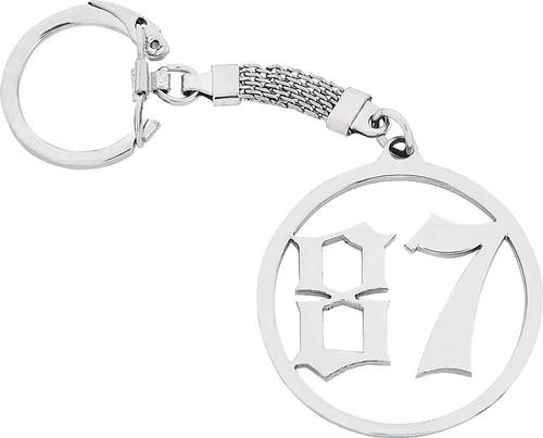 1987 Chrome Key Chain