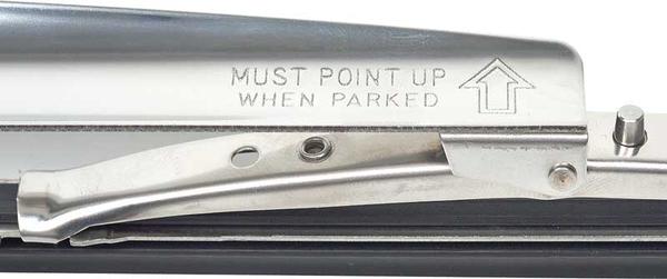 1858-80 AMC, Ford, GM, Mopar; Windshield Wiper Blades; AERO Style; 15; for 1/4 Bayonet Style Arms; Pair; Various Models