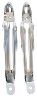 1969 Chevrolet Camaro; Front Bumper Guard Set; Deluxe; with Rubber Inserts & Hardware; Pair