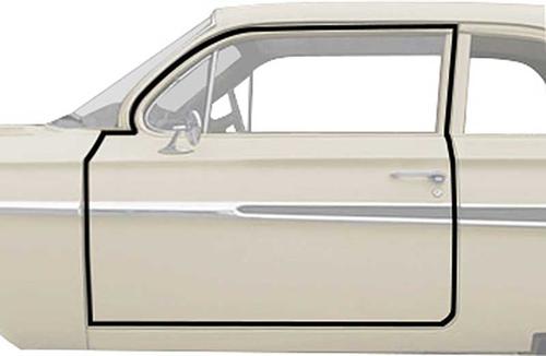 1961-64 GM Full-Size; Door Frame Weatherstrip Seal; 2 Door Sedan; Pair
