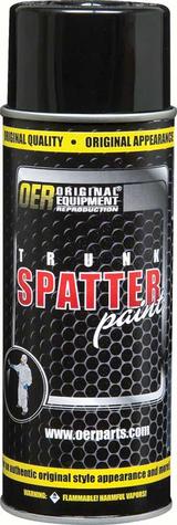 Trunk Spatter Paint; Black / Gray; Aerosol Can; Net Weight 11 oz.; OER