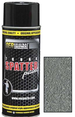 Trunk Spatter Paint; Gray / White; Aerosol Can; Net Weight 11 oz.; OER