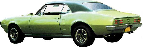67-69 Camaro/Firebird (Dark Green) Vinyl Top
