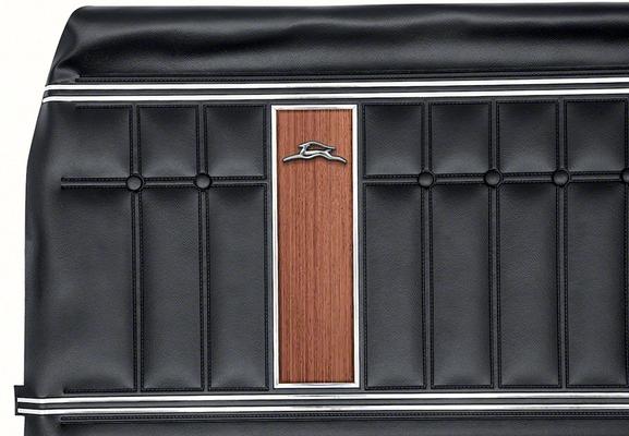 1970-72 Impala; Interior Door Panel Emblems; Pair