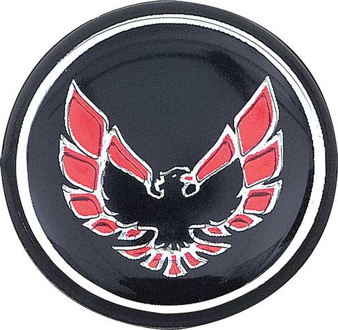 1976-81 Firebird, Trans Am; Shift Button Emblem; Black with Red