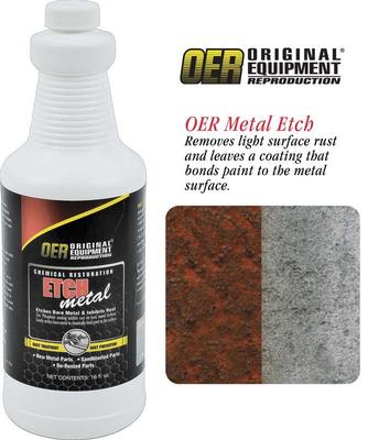 OER® Metal Etch Rust Inhibitor; 1 Qt Bottle
