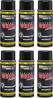 Charcoal Gray Metallic OER® Factory Wheel Coating Wheel Paint Case of 6- 16 Oz Cans