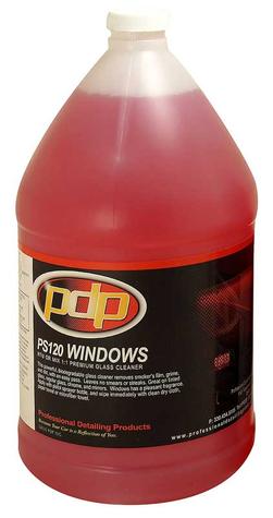 PS120 Windows; Glass Cleaner; 1:1 Concentrate; Tint Safe; Ammonia Free; 1-Gallon Jug