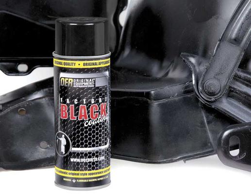 OER® Factory Black Semi Gloss Black Paint - 12 Oz Aerosol Can