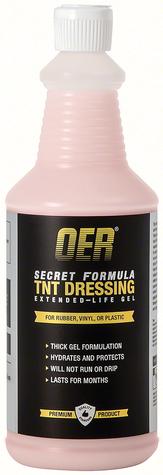 OER® Secret Formula 32 Oz TNT Gel Extended Life VRT Dressing Vinyl Rubber Tire