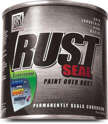 KBS RustSeal; Rust Preventive Corrosion Barrier Coating; Satin Black; 8 OZ.
