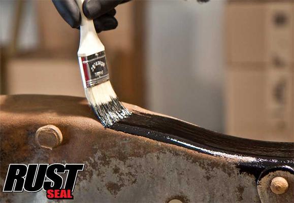 KBS RustSeal; Rust Preventive Corrosion Barrier Coating; Satin Black; 8 OZ.