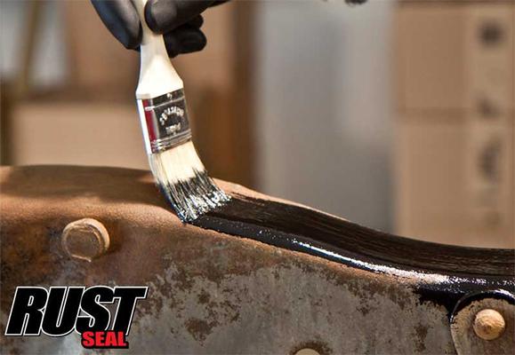 KBS RustSeal; Rust Preventive Corrosion Barrier Coating; Cat Yellow; Quart
