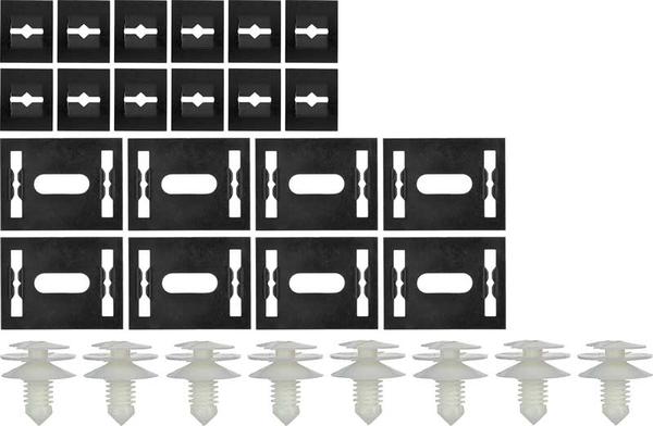 1972-77 Camaro, Firebird; Inner Lower Door Panel Clip and Screw Set