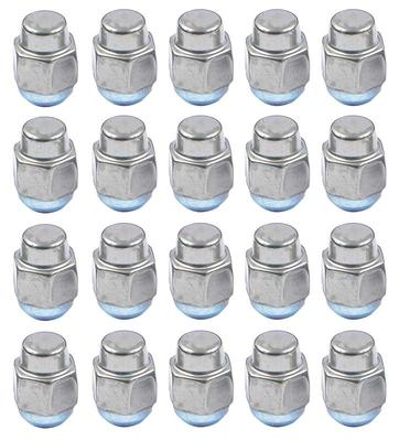 7/16-20 Late Design Low Crown Stainless Acorn Style Lug Nut - Set of 20