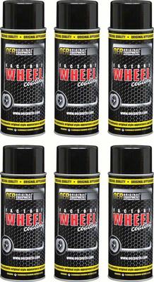 1960-80 Low Luster Gray OER® Factory Wheel Coating Wheel Paint Case of 6- 16 Oz Cans
