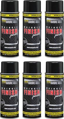 OER® Black Wrinkle Finish Paint Case of 6 - 16 Oz Aerosol Cans