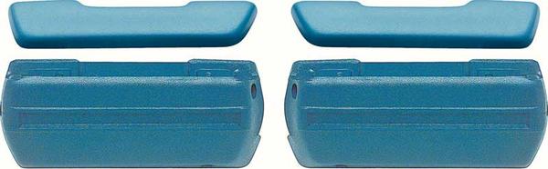 1968-74 Standard Medium Blue Front Arm Rest Kit