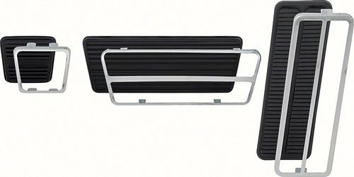 1968-81 GM Pedal Pad and Trim Plate Kit; Auto Trans; 6 Piece Kit; Various Models