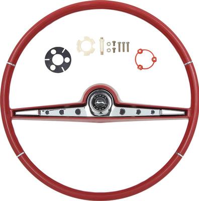 1962 Impala Steering Wheel Kit ; Red