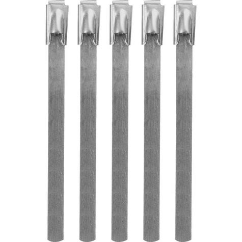 5 Piece 14-1/2 High Temperature Stainless Steel Cable Tie Kit