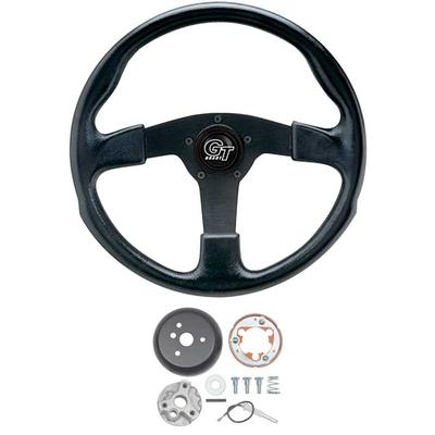 1957-72 Chevrolet, GM; Signature Series GT Rally Steering Wheel Kit with Black Anodized Spokes