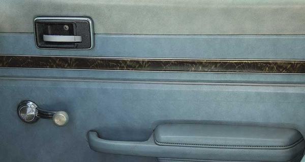 1975-82 GM; Inner Door Handle Escutcheons; Black; Pair; Various Models