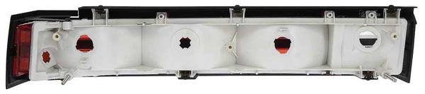 1984-87 Buick Grand National; Tail Lamp Assembly; with Lenses, and Black Bezels; 6 Piece Set