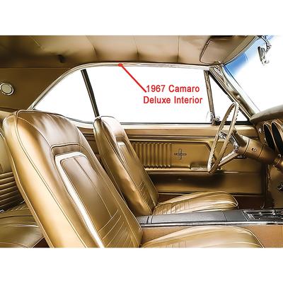 1967 Camaro, Firebird; Interior Headliner Molding Kit; Deluxe Interior; 6-Pieces