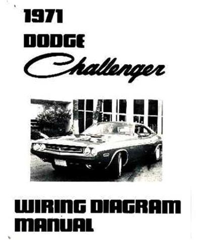 1971 All Makes All Models Parts L1236 1971 Dodge Challenger Wiring